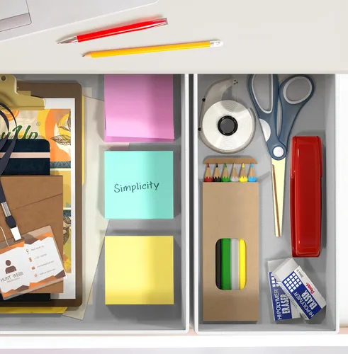 Vista 6 de Simple Houseware Organizador de cajones para ropa interior, juego de 4