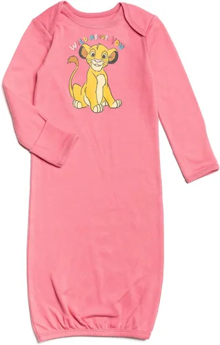 Vista 2 de Disney Simba Patch - Paquete de 2 vestidos de dormir de manga larga para envolver