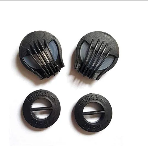 Vista 5 de Piezas de repuesto originales, filtros de carbón activado 30 por paquete, adecuados para la mayoría de filtros de cubierta facial de bicicleta