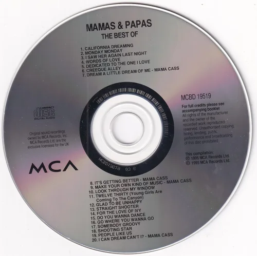 Vista 4 de The Best of The Mamas and the Papas