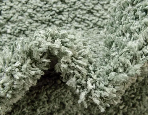 Vista 68 de Unique Loom Colección Davos Shag - Alfombra Lino