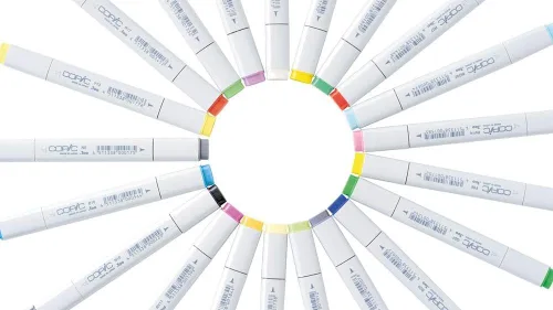 Vista 4 de Copic Marcadores de alcohol clásicos, juego A de 72 piezas (modelo descontinuado: EAN 4511338002230)