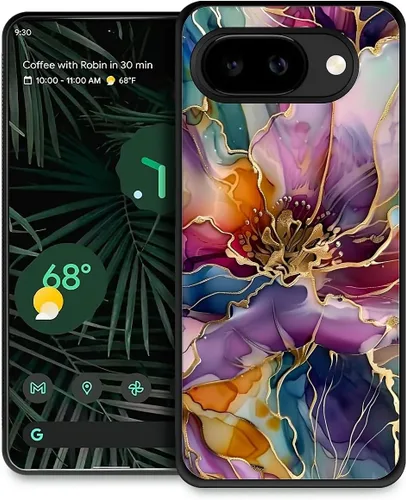 Vista 70 de Compatible con Google Pixel 4A 5G Mobile Case Creative Acrylic Back Panel Silicona Edge Case Slim Protección Especialmente para Google Pixel 4A 5G