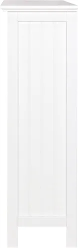 Vista 7 de eHemco - Estantería de 3 niveles, 40 pulgadas, color blanco 2 soportes arqueados