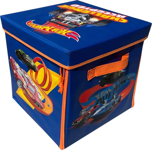 Vista 2 de Cubeta de almacenamiento de coches Hot Wheels 300