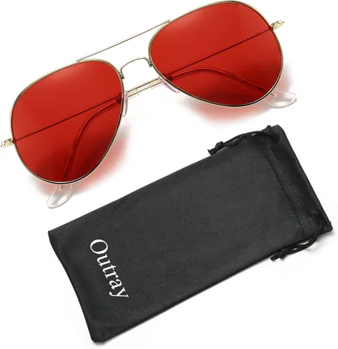 Vista 7 de Gafas de aviador Outray unisex, con visión nocturna, polarizadas