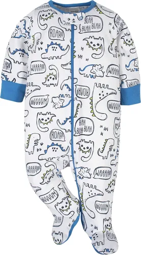 Vista 4 de Onesies Brand baby-boys 4-pack Sleep 'N Play Footies