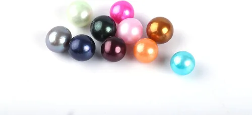 Vista 5 de Ostras redondas de agua dulce con perlas cultivadas con perlas en el interior 20 PC (0.276-0.315 in)