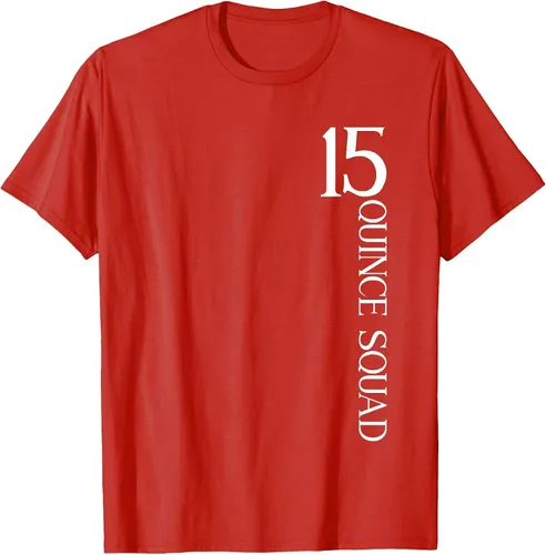 Vista 86 de Quince Squad Quinceanera 15th Birthday - Camiseta de quinceañera para niñas Asphalt Grey
