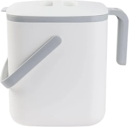 Vista 10 de Blue Ginkgo - Contenedor de compost de cocina, 2.6 L, color gris oscuro