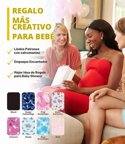Vista 6 de Simply Kids Rodilleras para bebé (2ª generación) para gatear (2 pares), certificado CPSIA, cómodo protector de rodilla para bebés, niñas, niños