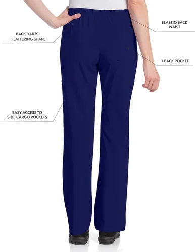 Vista 3 de Urbane Performance 9312 - Pantalones cargo elásticos de 6 piezas para mujer
