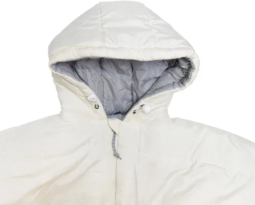 Vista 3 de Thermotuff Wearable Sleeping Bag with Dual Hoodie, Long Sleeves, Pockets & Adjustable Drawstring - Ideal for Camping, Cold Weather Hiking, and Crema