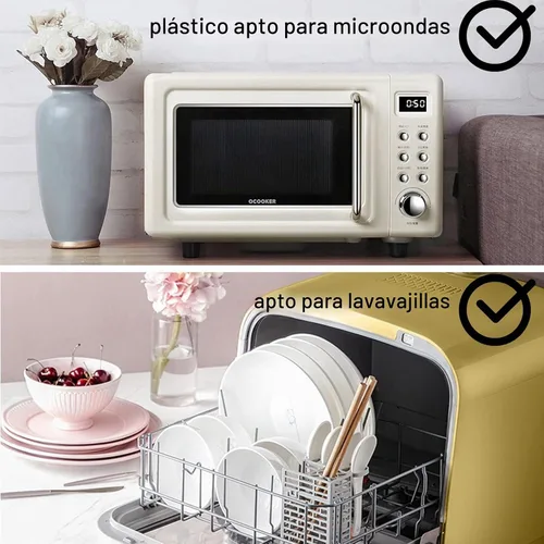 Vista 3 de EUSOAR Bandejas de plástico para servir, 6 cestas de alimentos de 9.4 x 5.9 pulgadas para servir, cestas de pan reutilizables para suministros