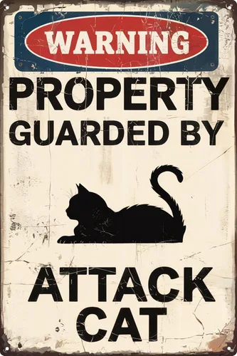 Vista 13 de Cartel divertido de gato negro en metal para decoración de baño, letreros de lata para baño, letreros de pared, decoración divertida para inodoro