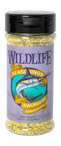 Vista 7 de Wildlife Seasonings Condimento de salmón de Alaska – Frotar mariscos con hierbas cítricas para pescado, salmón, atún y camarones – Frotar seco