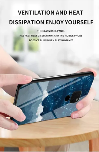 Vista 6 de IVY Funda de cristal templado para Huawei Mate 20 - A