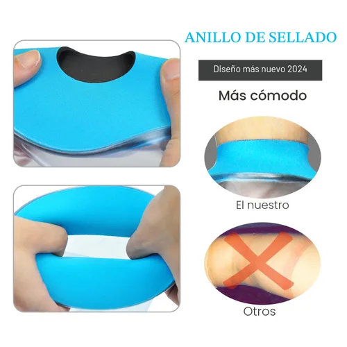 Vista 3 de Asunby Protector de línea PICC para ducha Cubierta de manga de línea Picc para el brazo superior Impermeable Protector de IV y línea PICC