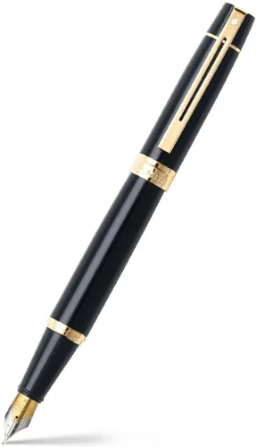 Vista 11 de Sheaffer 100. Pluma de punta estilográfica media de níquel.