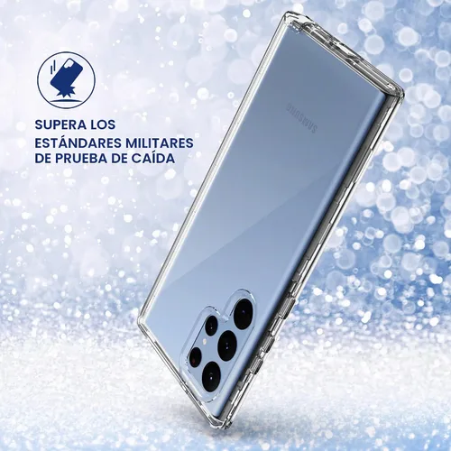 Vista 8 de ULAK Funda transparente para Galaxy S23 Ultra, resistente a prueba de golpes, funda de TPU suave, funda protectora transparente para Samsung Galaxy