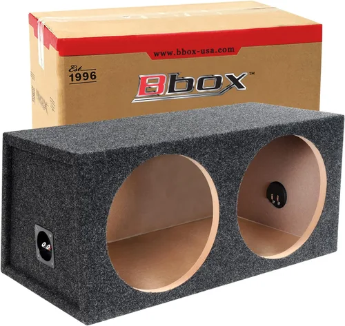 Vista 10 de Atrend Caja de subwoofer de sintonía SPL con ventilación única de 8 pulgadas – Mejora la calidad de audio, sonido y graves – Certificado de carcasa