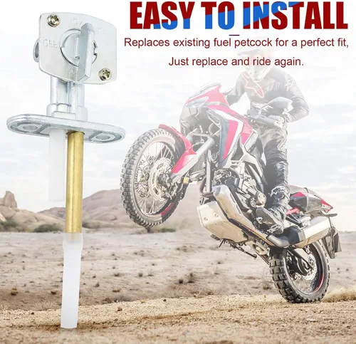 Vista 5 de Interruptor de válvula de gasolina compatible con Yamaha BW200 BW200E BW80 FZR600 FZR600R PW80 RT100 TTR125 WR250F WR250W WR250Z WR400F WR426F