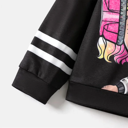 Vista 5 de LOL Surprise Conjunto de falda de manga larga con capucha para niña conjunto de 2 piezas conjunto de ropa de invierno