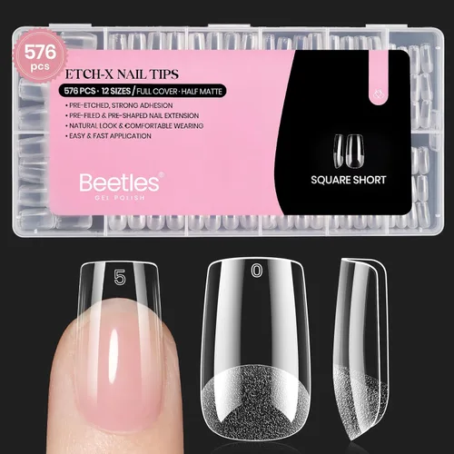 Vista 25 de Beetles - Pegamento de uñas súper fuerte de 0.35 onzas para uñas a presión, no necesita lámpara UV Pegamento de uñas semisólido de secado rápido