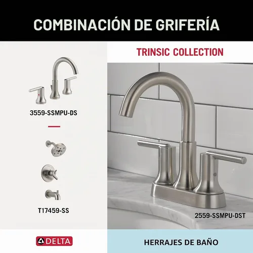Vista 5 de Delta Faucet 75935-SS Trinsic – Gancho para bata, acero inoxidable
