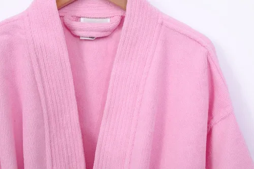 Vista 3 de Bata de baño de microfibra para mujer, bata tipo kimono para mujer, playa, piscina y después de la ducha