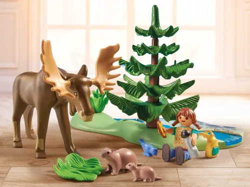 Vista 7 de PLAYMOBIL Wiltopia 71403 Excursión a los Animales de América, Juguetes Sostenibles, desde 4 años