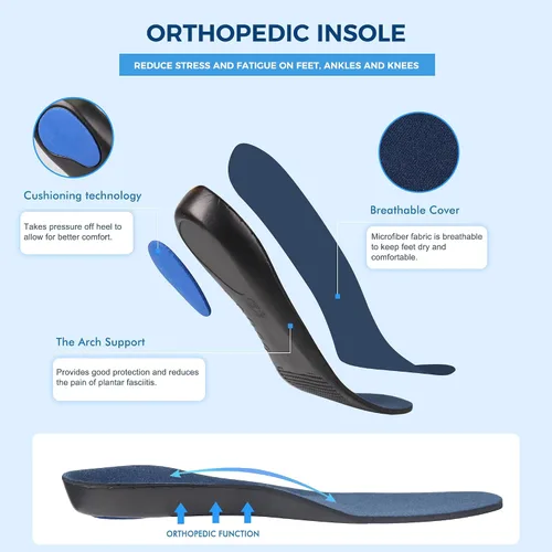 Vista 2 de Ortho+rest Zapatos para caminar diabéticos para hombre, zapatos para edema para pies hinchados, soporte de arco, zapatillas ortopédicas