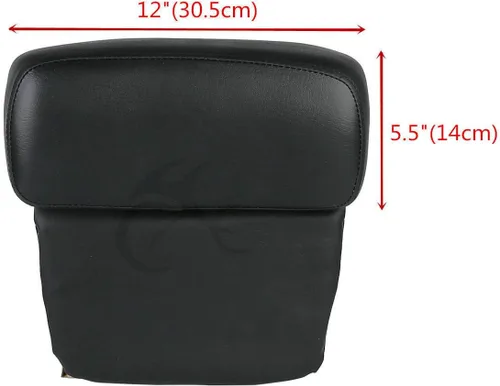 Vista 3 de TCT-MOTORPARTS Tronco y respaldo picados color negro vivo para Harley 1997-2013 Touring Electra Glide Ultra Limited Street Glide Raod Glide