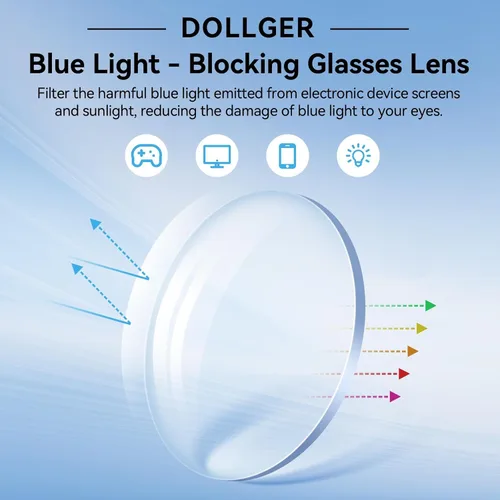 Vista 5 de Dollger Gafas de luz azul para mujer, gafas de juegos de computadora, ojo de gato, gafas de bloqueo de luz azul Matal