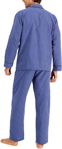 Vista 2 de Hanes Men's Long Sleeve Plain Weave Pajama Set