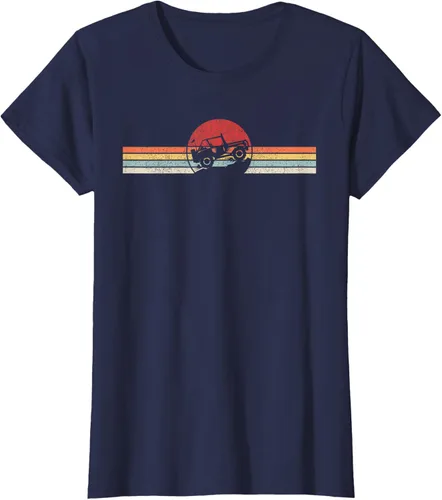 Vista 33 de Camiseta retro vintage Off Road 4X4 Negro