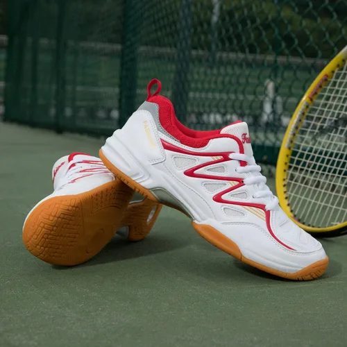 Vista 7 de Zapatos de pickleball para hombre, zapatos de bádminton, zapatos de tenis para interiores, zapatos de pista de raquetbol, squash, zapatos de voleibol