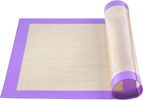 Vista 2 de Restaurantware Alfombrilla de cocción de tamaño medio, 1 alfombrilla de cocina resistente al calor, apta para alérgenos, reutilizable