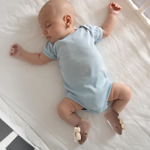 Vista 7 de Calcetines de algodón con agarre antideslizante para bebés, bebés, niñas, regalos para niñas
