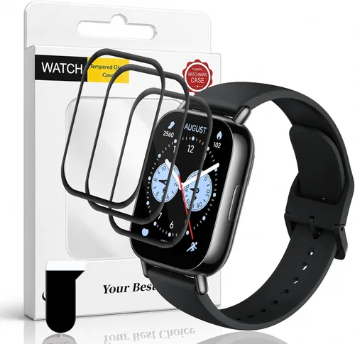 Vista 104 de Paquete de 3 protectores de pantalla para Amazfit Active 2, protección flexible de vidrio no templado, película protectora transparente HD