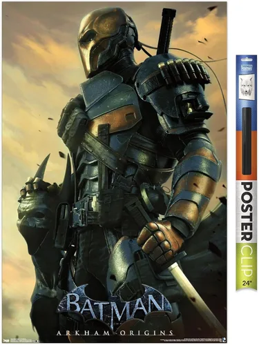Vista 14 de Trends International DC Comics VIdeo Game - Póster de pared de Arkham Origins, 14.725 x 22.375 pulgadas, versión enmarcada de madera de granero