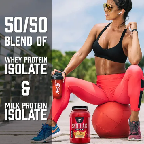 Vista 3 de BSN SYNTHA-6 Proteína Aislada en Polvo, Proteína de Chocolate con Aislado de Proteína de Suero, Aislado de Proteína de Leche, Sabor: Batido