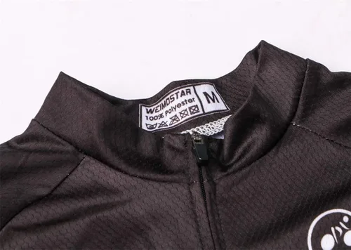 Vista 4 de Maillot de ciclismo para hombre, con cremallera completa, para bicicleta