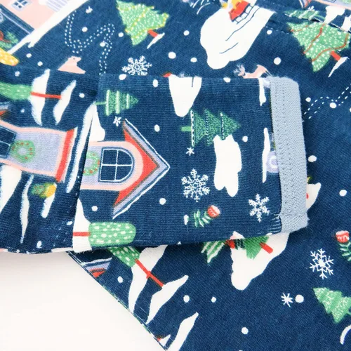 Vista 4 de HonestBaby unisex-baby Sleep and Play Footed Holiday Pajamas One-Piece Sleeper Zip-front Organic Cotton PJs Baby Boys, Girls, Unisex (LEGACY)
