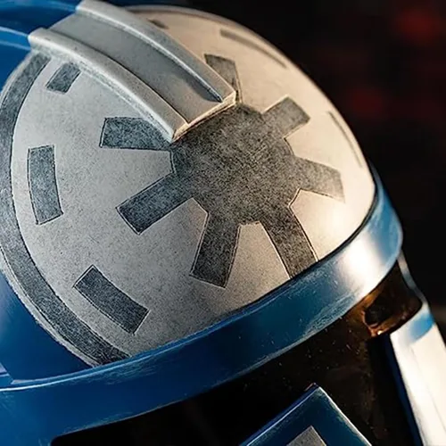 Vista 3 de DressVoguer Casco de soldado clon estilo portátil de resina de lujo, accesorios de cosplay, versión de colección