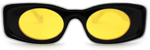 Vista 2 de SA106 Gafas de sol de plástico cóncavas gruesas únicas para mujer