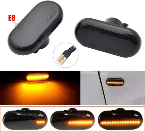 Vista 2 de Marcador lateral luz de señal de giro para Renault Clio Espace Kangoo Laguna Megane Scenic Twingo Master Dacia Duster Dokker Lodgy