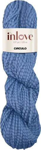 Vista 19 de Circulo Inlove Slim, 100% algodón brasileño, hilo para ganchillo y tejido, hilo suave para bebé, peso DK #3, color 1317, color solar