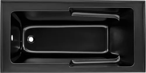 Vista 2 de Swiss Madison Well Made Forever SM-AB541MB Voltaire - Bañera de alcoba con faldón, 60 x 30 pulgadas, negro mate