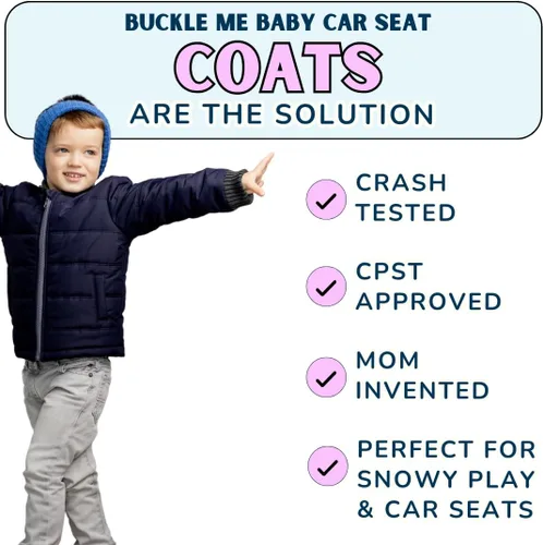 Vista 12 de Buckle Me Baby Coats Abrigo de asiento de coche de Toast